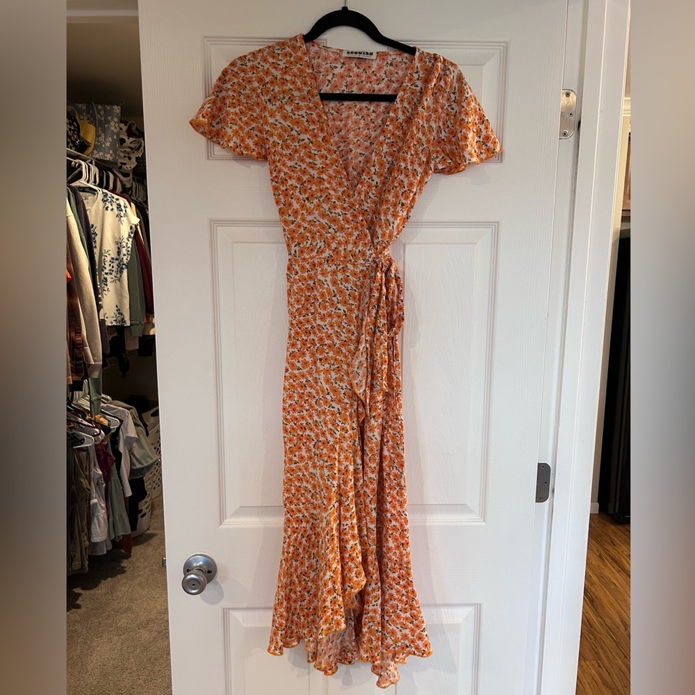 Floral Wrap Dress